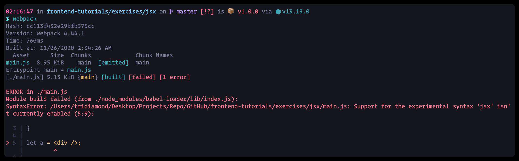 用 JSX 建立组件 Parser（解析器）